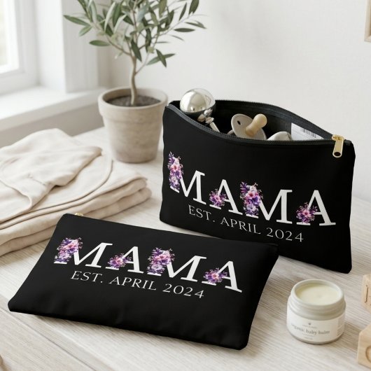 Floral Mama-Junge Mutter Zubehörtasche