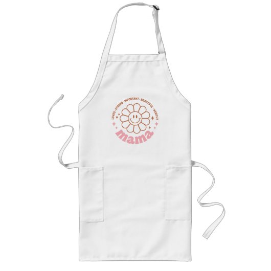 Floral Mama Lange Schürze (Vorne)