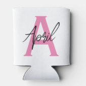 Floral MAMA personalisiert Dosenkühler (Rückseite)