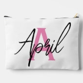 Floral MAMA personalisiert Zubehörtasche (Rückseite)