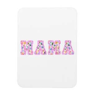Floral Mama Retro Mama Boho Mutter Magnet