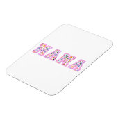 Floral Mama Retro Mama Boho Mutter Magnet (Linke Seite)