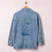 Floral Mama Script mit Blue Butterfly Jeansjacke (Hangar)