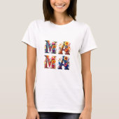 Floral MAMA T-Shirt (Vorderseite)