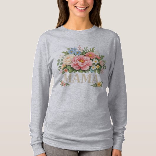 Floral Mama T-shirt (Vorderseite)
