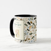 Floral Mama Typografie-Design Tasse (Vorderseite Links)