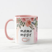 Floral Mama Typography Design Tasse (Links)