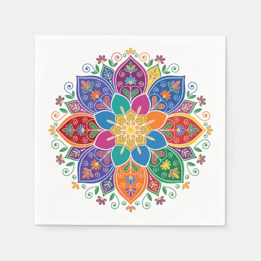 Floral Manda Napkin Serviette (Vorderseite)