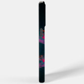 Floral Mandala Flowers Orange Red Blue Abstract Case-Mate iPhone Hülle (Rückseite / Rechts)