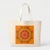 Floral mandala. jumbo stoffbeutel (Vorne)