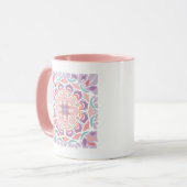 Floral Mandala Lavender Tasse (Vorderseite Links)