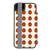 Floral Mandala Pattern Incipio iPhone Geldbeutel-Hülle (Folio Rückseite)