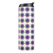 Floral Mandala Pattern Thermosbecher (Nach links gedreht)