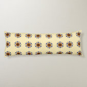 Floral Mandala Seamless Seitenschläferkissen (Rückseite)