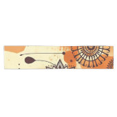 Floral Mandala Warm Rustic Boho Tones Kurzer Tischläufer (Horizontal)