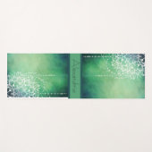 Floral Mandala Yogamatte (Vorderseite (Horizontal))