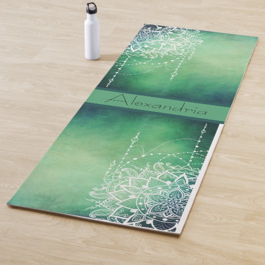 Floral Mandala Yogamatte (Beispiel)