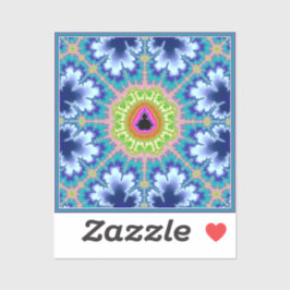 Floral Mandelbrot Fraktal Aufkleber