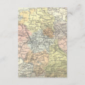 Floral Map Reiseabenteuerbücher für Baby Girl Begleitkarte (Rückseite)