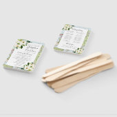 Floral Map Reisethema Hochzeitsfeier Programm Fächer (Non-assembled)