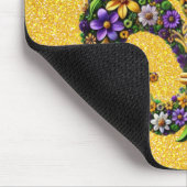 Floral Mardi Gras Lilie Mousepad (Ecke)