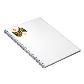 Floral Maria Name, Notebook Notizblock (Rechte Seite)