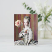 Floral Mask Diva Postkarte (Stehend Vorderseite)