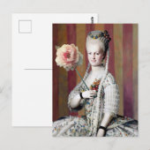 Floral Mask Diva Postkarte (Vorne/Hinten)