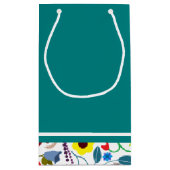 Floral Mason Jar Baby Shower Kleine Geschenktüte (Rückseite)