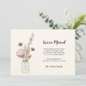 Floral Mason Jar haben wir neue Adresse verschoben (Stehend Vorderseite)