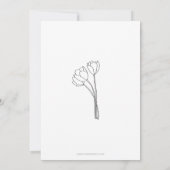 Floral Mason Jar haben wir neue Adresse verschoben (Rückseite)