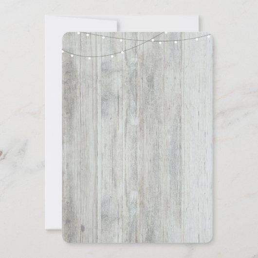 Floral Mason Jar Rustic Newborn Baby Foto Birth Ankündigung (Rückseite)