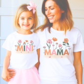Floral Matching Mommy Tochter T-Shirt