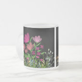 floral mattglastasse (Vorderseite Links)
