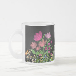 floral mattglastasse