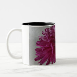 Floral Mauve Zwei-Tone-Kaffee-Tasse Zweifarbige Tasse