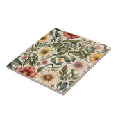 Floral Meadow Botanisch Fliese (Seite)