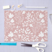 Floral Meadow Dreams Botanical Silhouettes blush Seidenpapier (Handwerk)