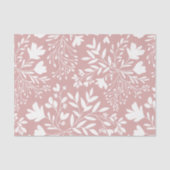 Floral Meadow Dreams Botanical Silhouettes blush Seidenpapier (Vorderseite)