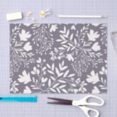 Floral Meadow Dreams Botanical Silhouettes lav Seidenpapier (Handwerk)