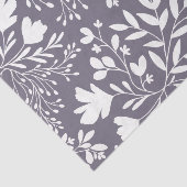 Floral Meadow Dreams Botanical Silhouettes lav Seidenpapier (Ausschnitt)