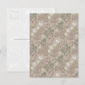 Floral Meadow Dreams Wildflower Botanical Art Postkarte (Vorne/Hinten)