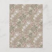 Floral Meadow Dreams Wildflower Botanical Art Postkarte (Vorderseite)