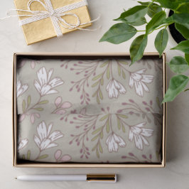 Floral Meadow Dreams Wildflower Botanicals Seidenpapier