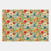 Floral Medley Geschenkpapier Set (Vorderseite 2)