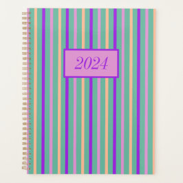 Floral Medley Stripes Planer