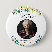 floral memory of loved one button (Vorderseite)
