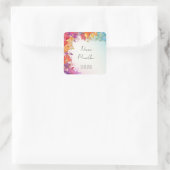 Floral Mendhi bevorzugt Aufkleber (Tasche)