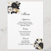 Floral Menu Card Menükarte (Vorderseite)