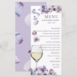 floral menükarte